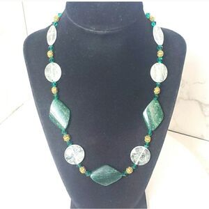 ARTISAN Resin Bead Toggle Necklace